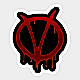 V for vendetta Sticker